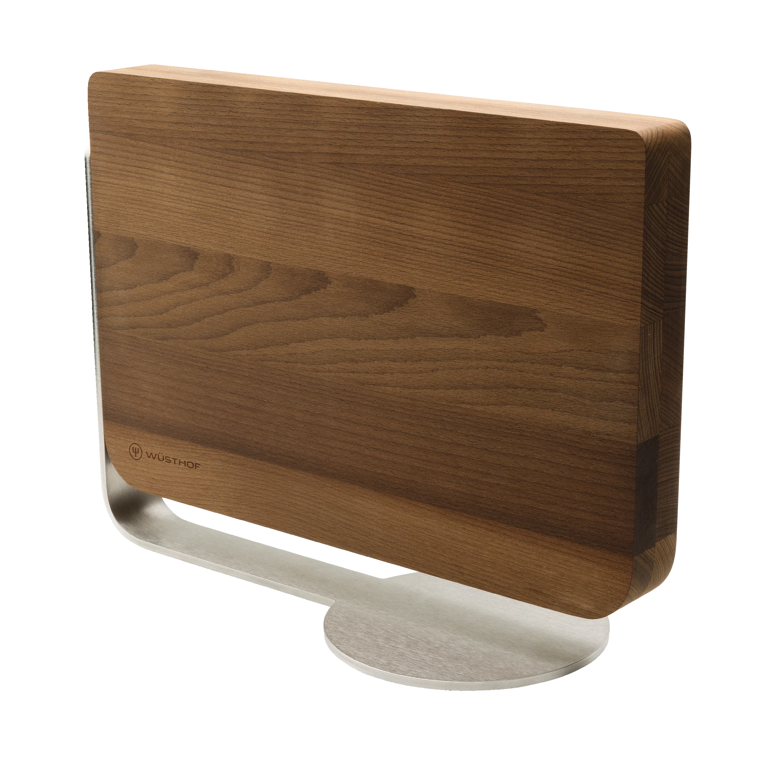 Messerblock | 10 Steckplätze | Thermobuche mit Edelstahl