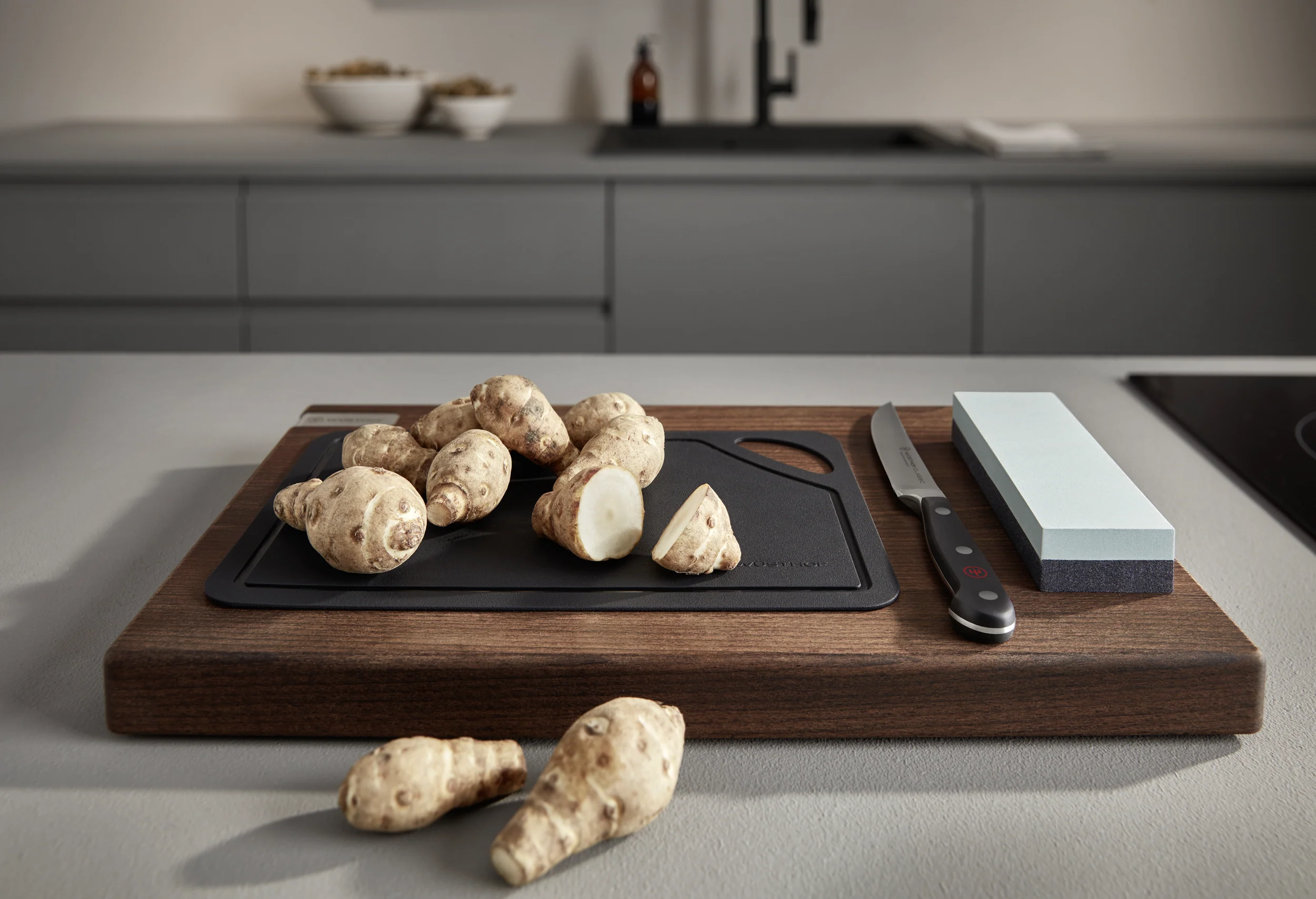 Schneidbrett 40 x 25 x 3 cm | Thermobuche - Image 7